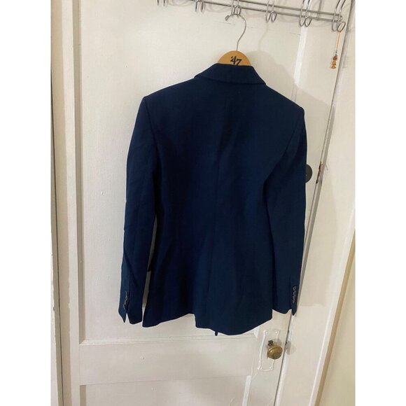 Zara Women's Blue Button Front Long Sleeve Blazer Jacket - XS - Picture 4 of 15